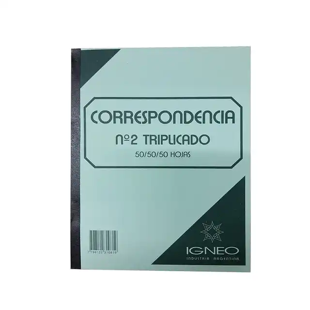 CORRESPONDENCIA 2 TRIPLICADO 50/50/50 HJS
