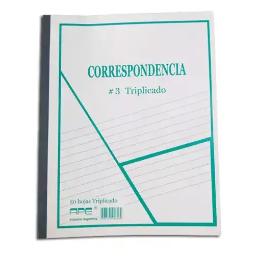 CORRESPONDENCIA 3 TRIPLICADO 50/50/50 HJS