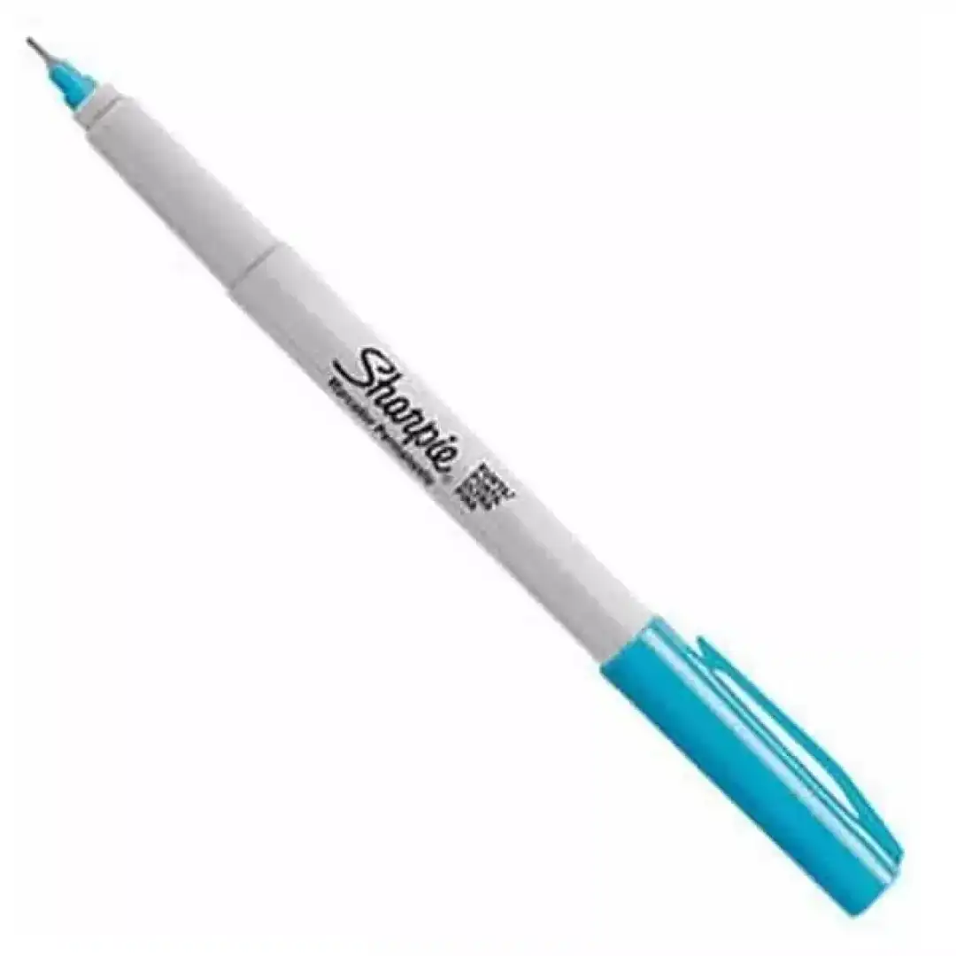 MARCADOR SHARPIE PERM. FINO TURQUESA