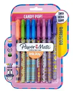BOLIGRAFO PAPERMATE INKJOY X 10 CANDY POP