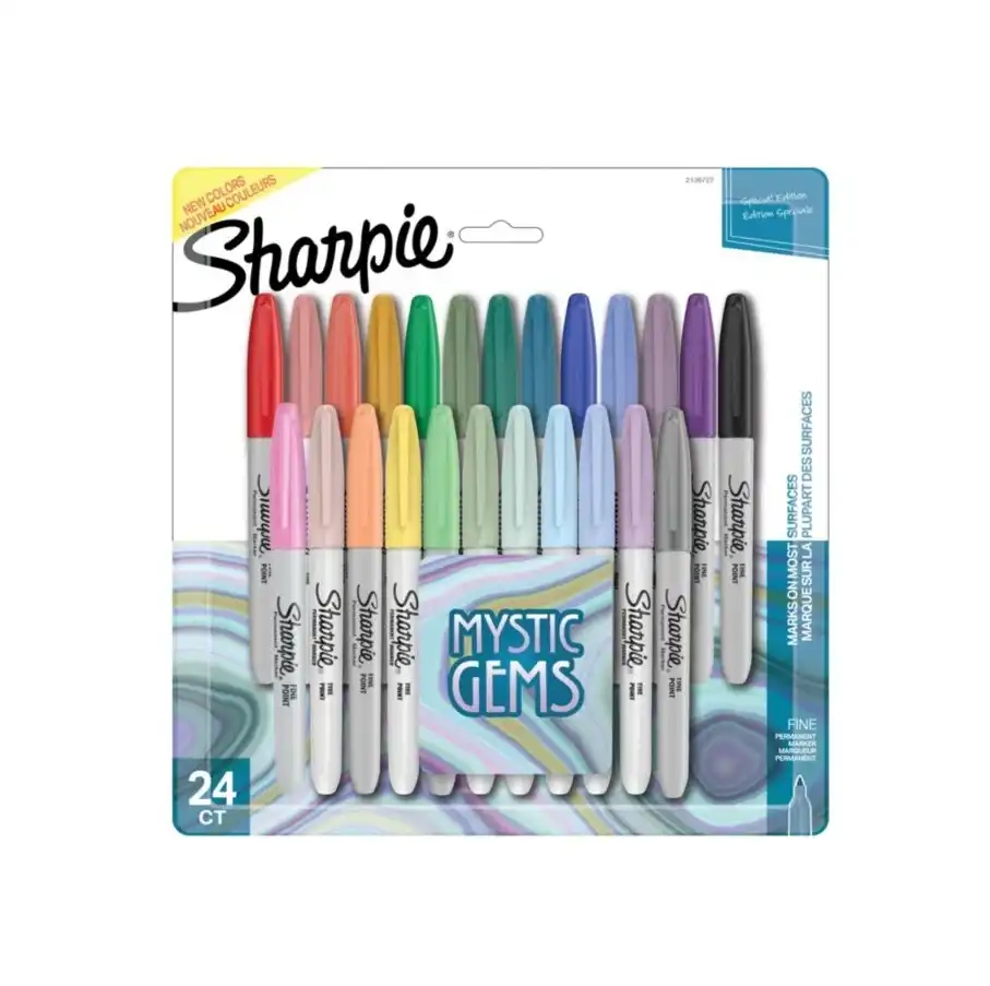 SHARPIE COLORES MISTICOS 24 PZAS
