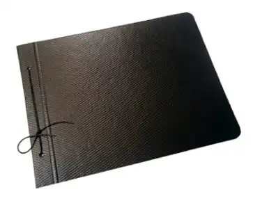 CARPETA FIBRA NEGRA N 6