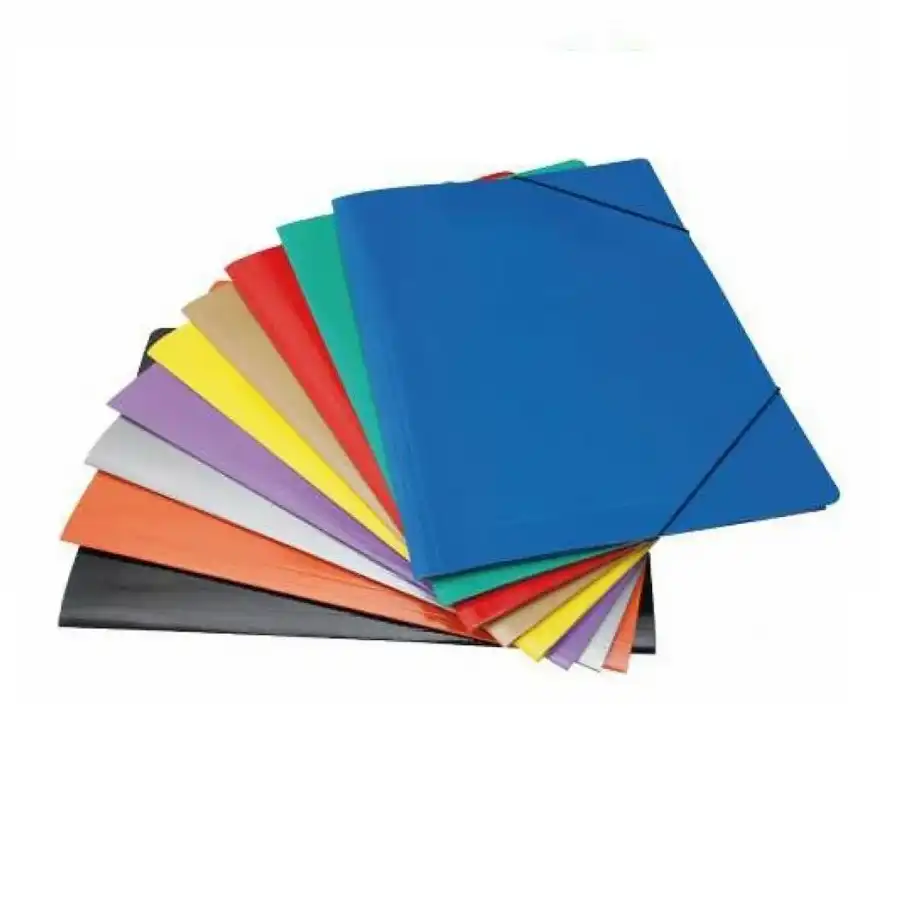 CARPETA 3 SOLAPA C/ELASTICO COLOR