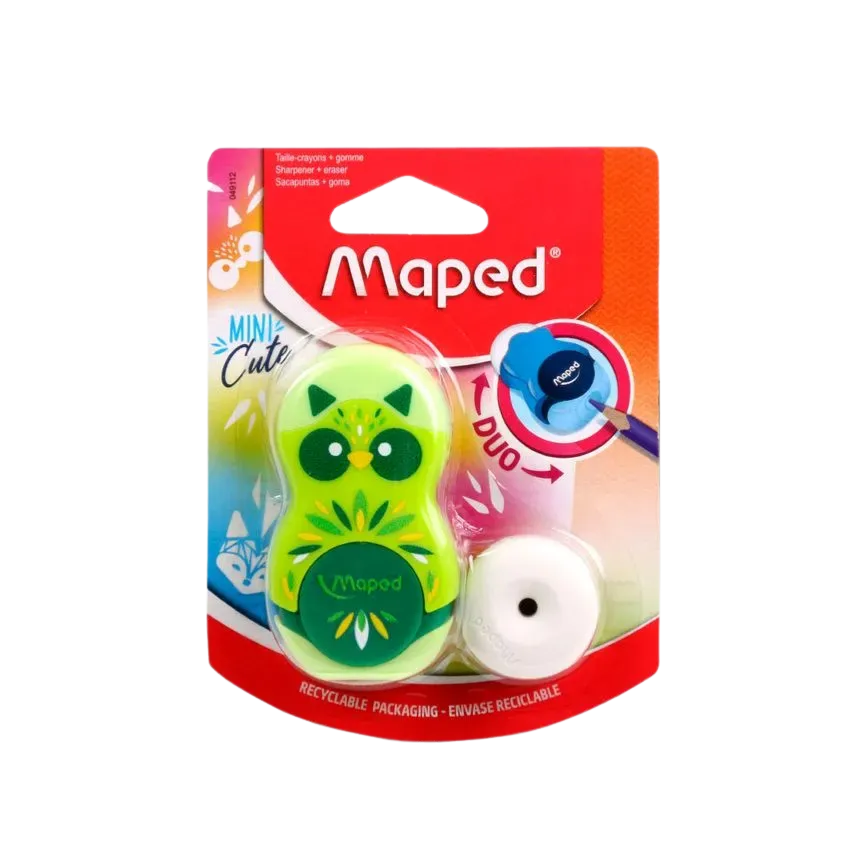 Sacapuntas-goma Maped Loopy c/u Mini Cute