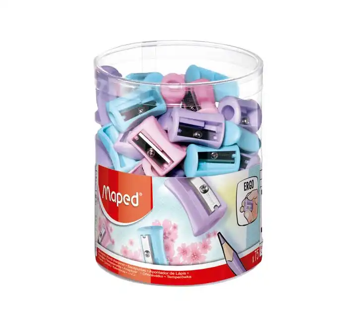 SACAPUNTAS MAPED ERGO VIVO PASTEL X 75