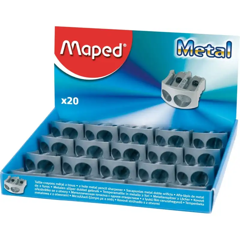 SACAPUNTA MAPED METAL ECO 2 BOCAS X 20