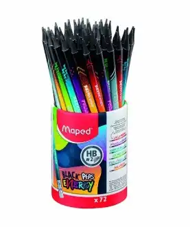 LAPIZ MAPED BLACK ENERGY C/GOMA