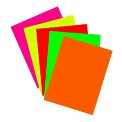 CARTULINA FLUO LUMA X 10