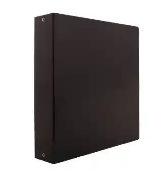 CARPETA FIBRA NEGRA ESQUELA 2X30