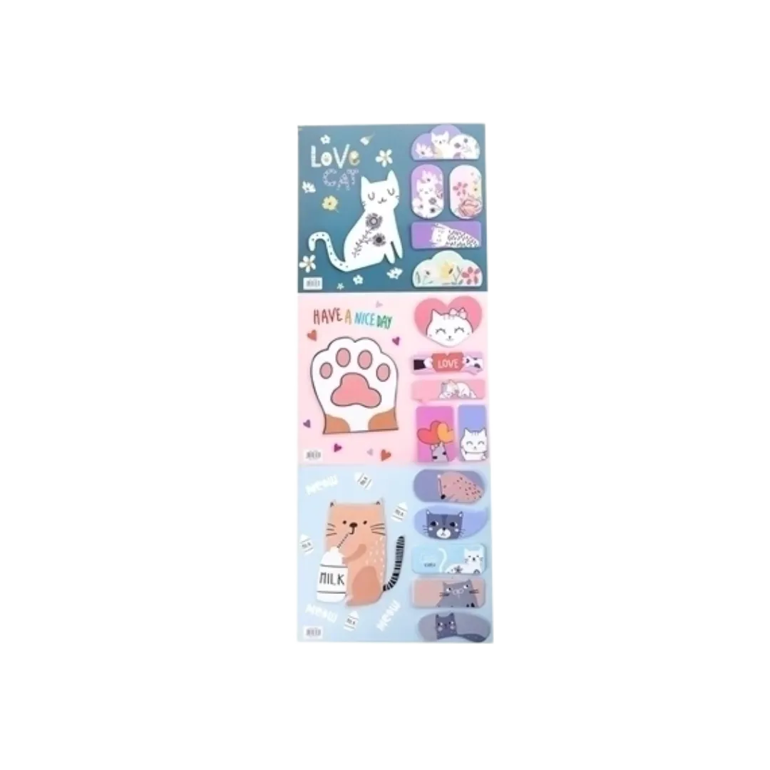 NOTAS ADHESIVAS SUPER CAT TIME (20X18)