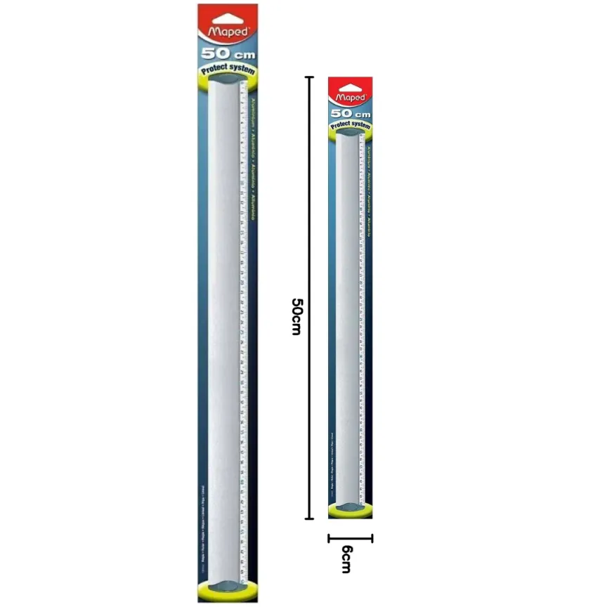 REGLA DE ALUMINIO MAPED 50 cm