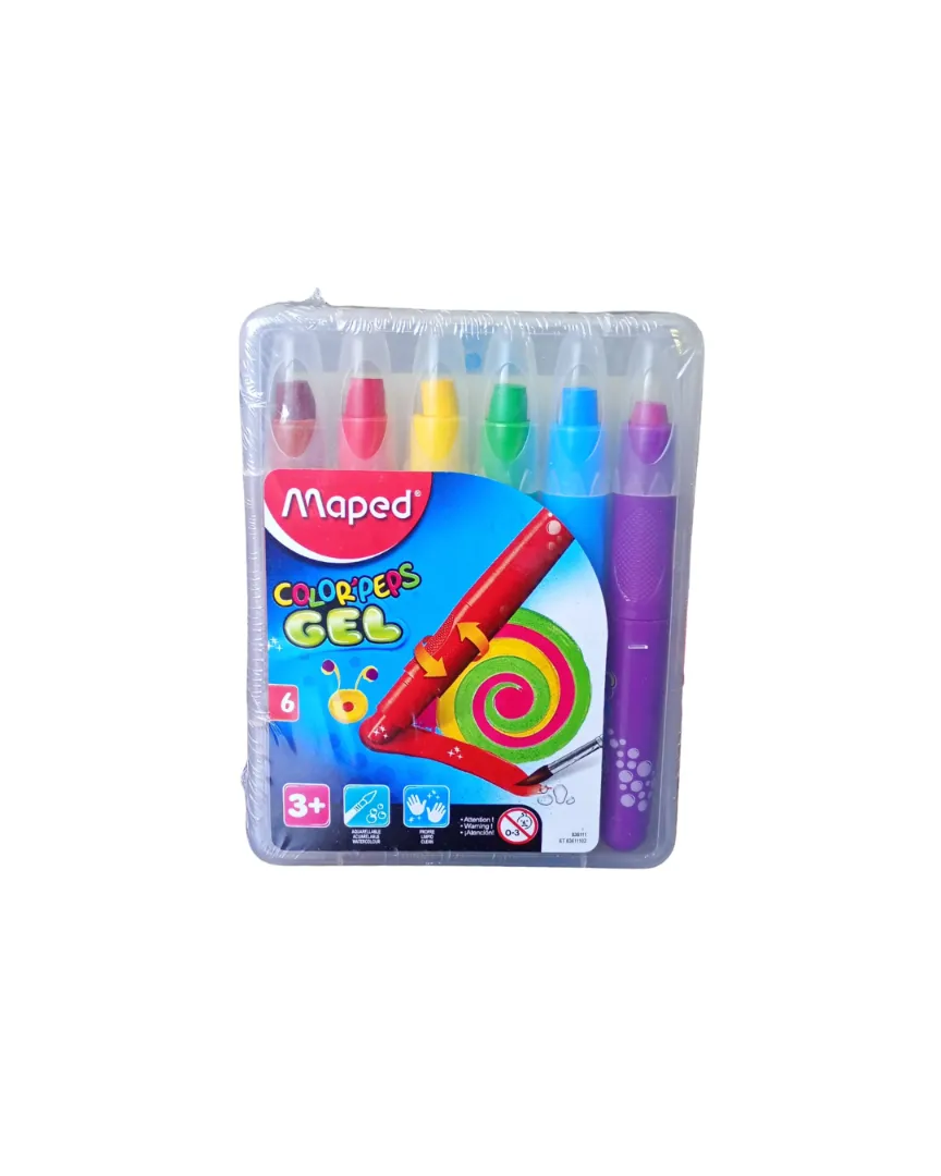 CRAYON MAPED SMOOTHY GEL X 6