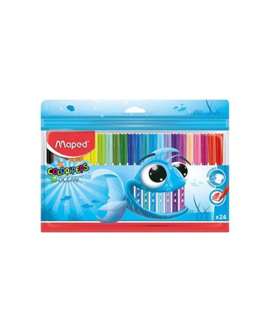 MARCADOR MAPED OCEAN COLOR PEPS EST X24