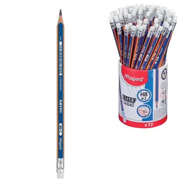 LAPIZ MAPED BLACKPEP X 72 NEGRO