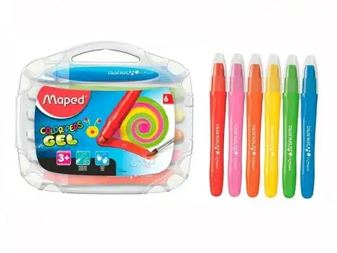 PLASTIPINTURITAS PLASTICAS MAPED X 6 COLORES