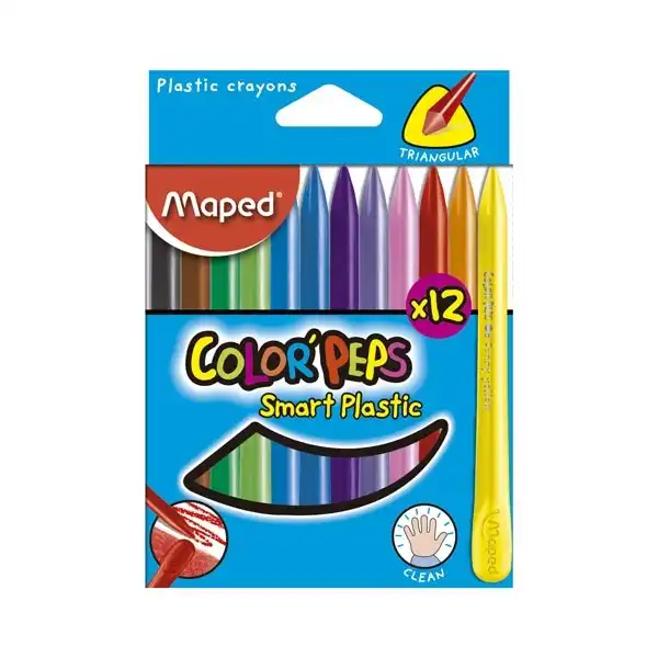 PLASTIPINTURITAS PLASTICAS MAPED X 12 COLORES