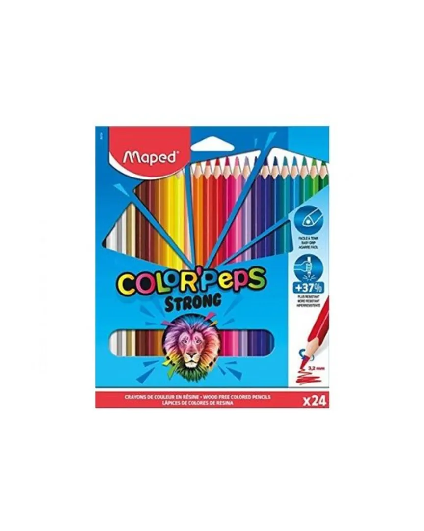LAPIZ COLOR MAPED STRONG X24