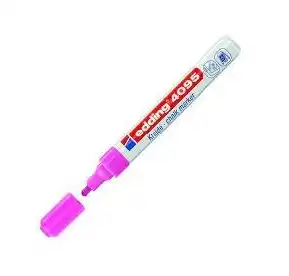 MARCADOR EDDING 4095 P/VIDRIO CHALK MARKER FUCSIA FLUO