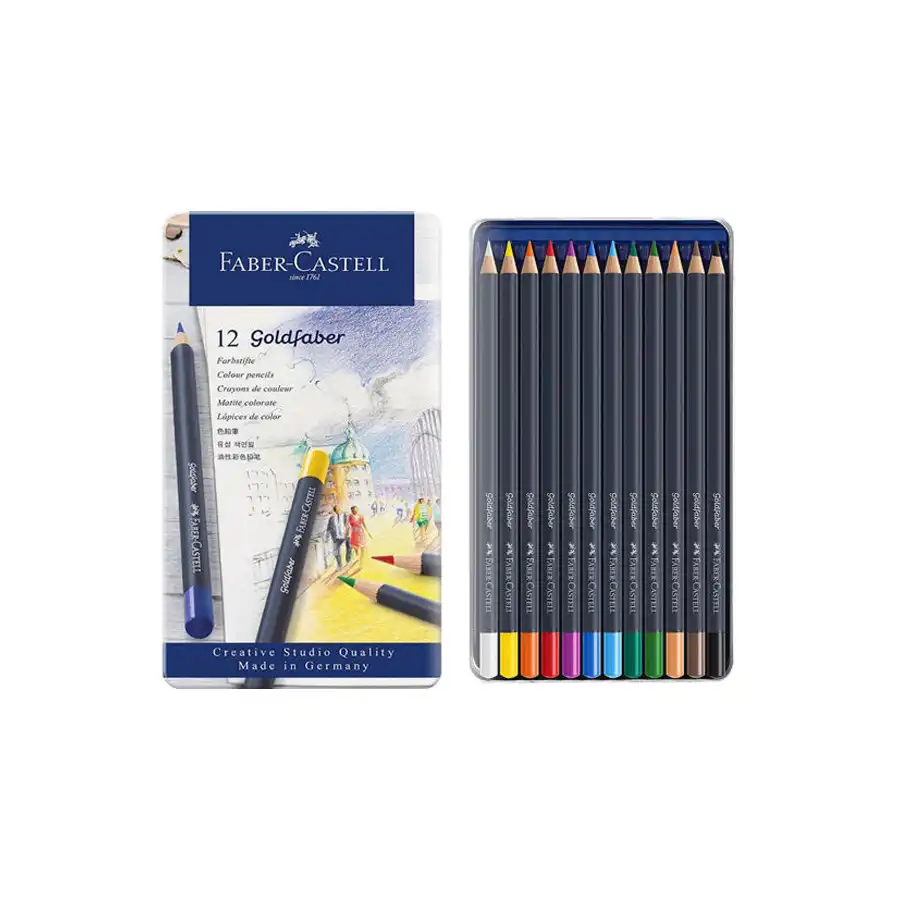 LAPIZ FABER CASTELL 12 GOLDFABER