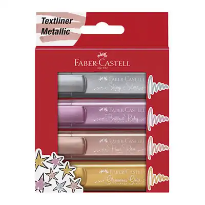 RESALTADOR FABER METALIC X 4