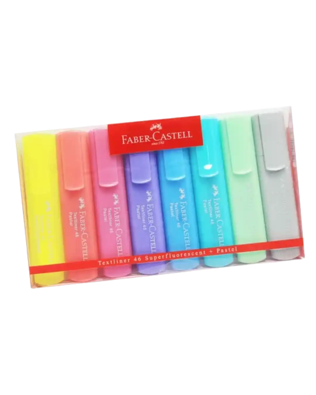 RESALTADOR FABER PASTEL X 8
