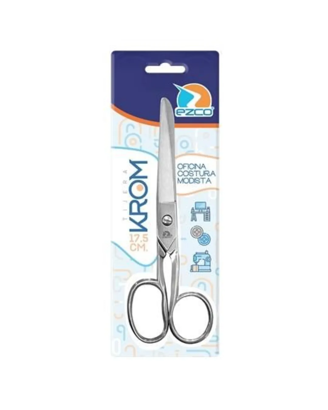 TIJERA EZCO KROM 17.5CM