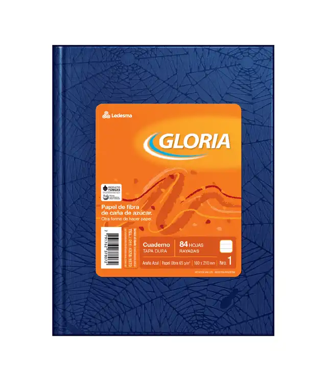 CUADERNO GLORIA T/D X 84 FORRADO