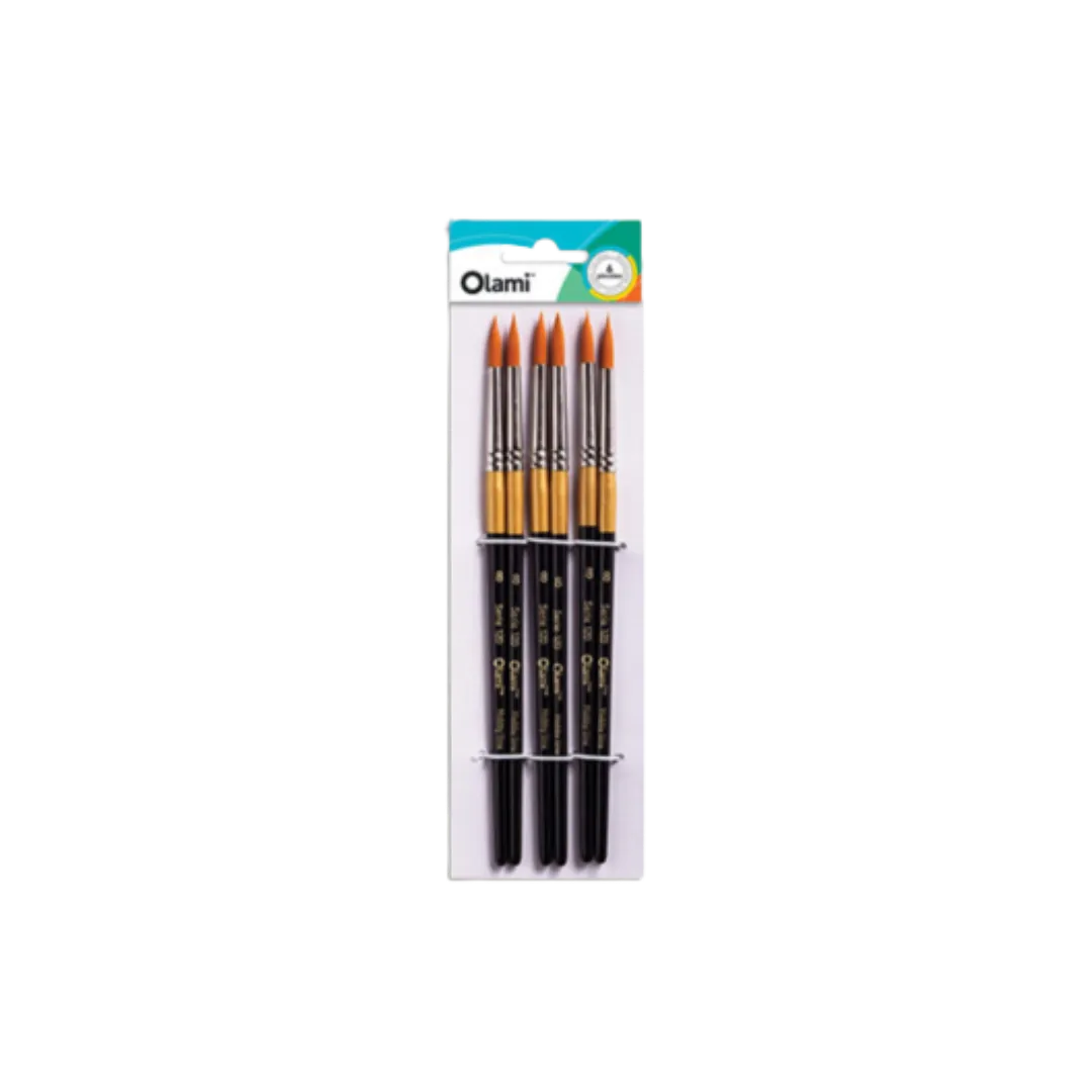 PINCEL REDONDO OLAMI BL X6 120-000