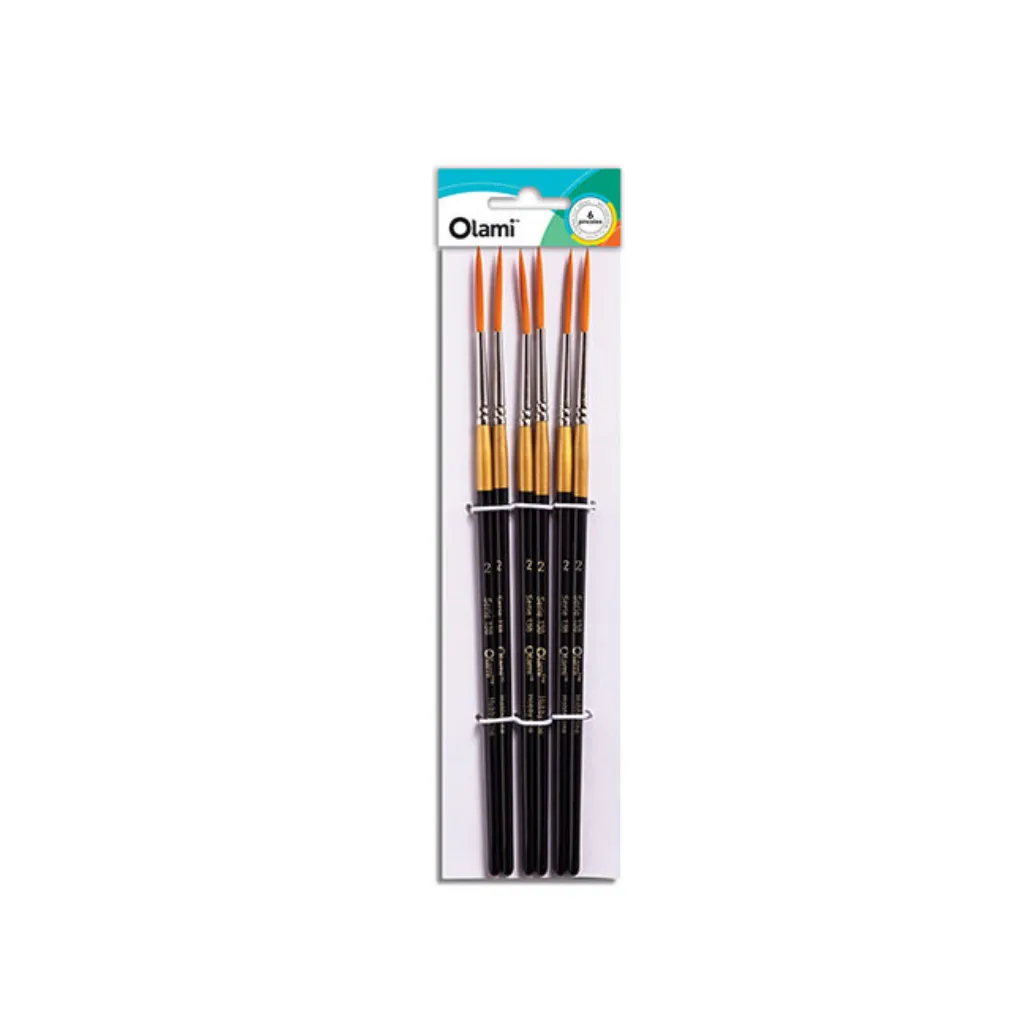 PINCEL LINER 000 OLAMI X 6 UNID