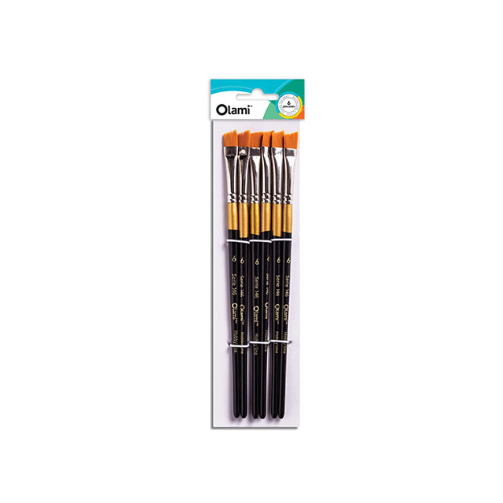 PINCEL CHANFLE OLAMI BL X6 146-00