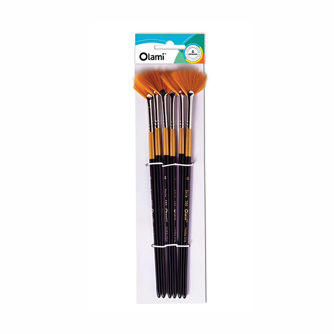 PINCEL ABANICO OLAMI BL X6 589-4