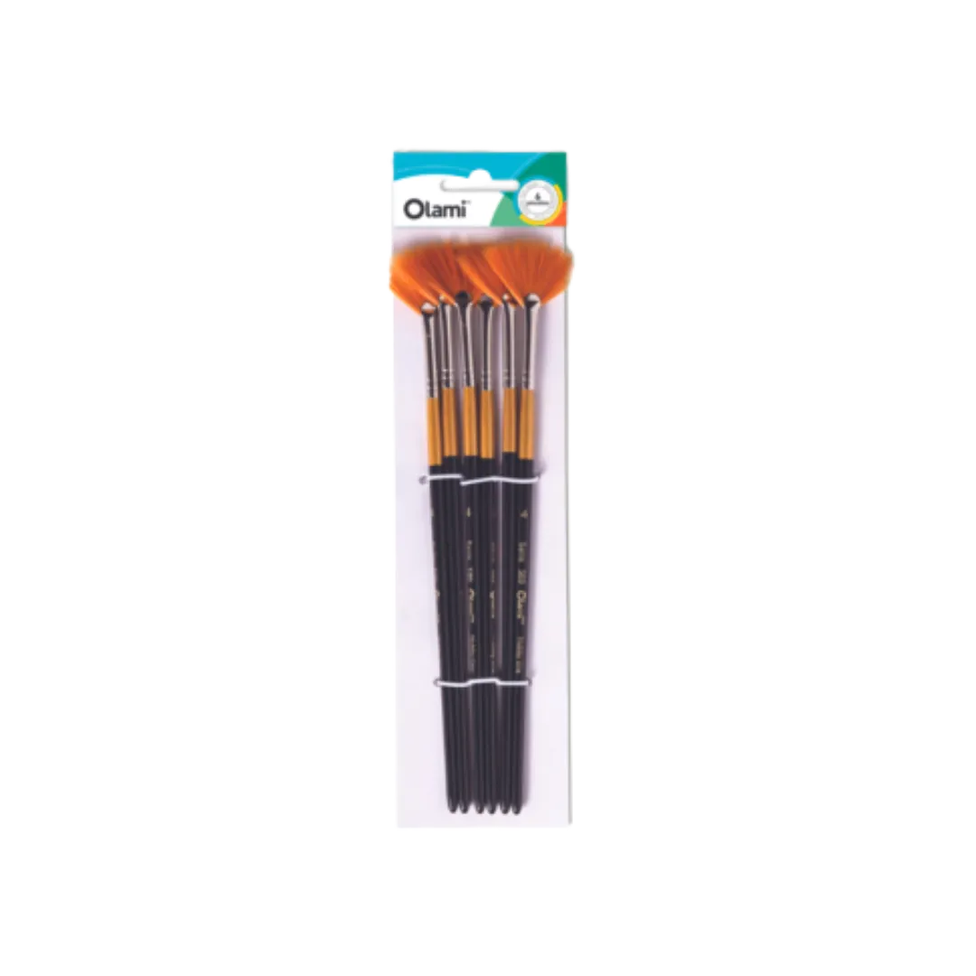 PINCEL ABANICO OLAMI BL X6 589-8