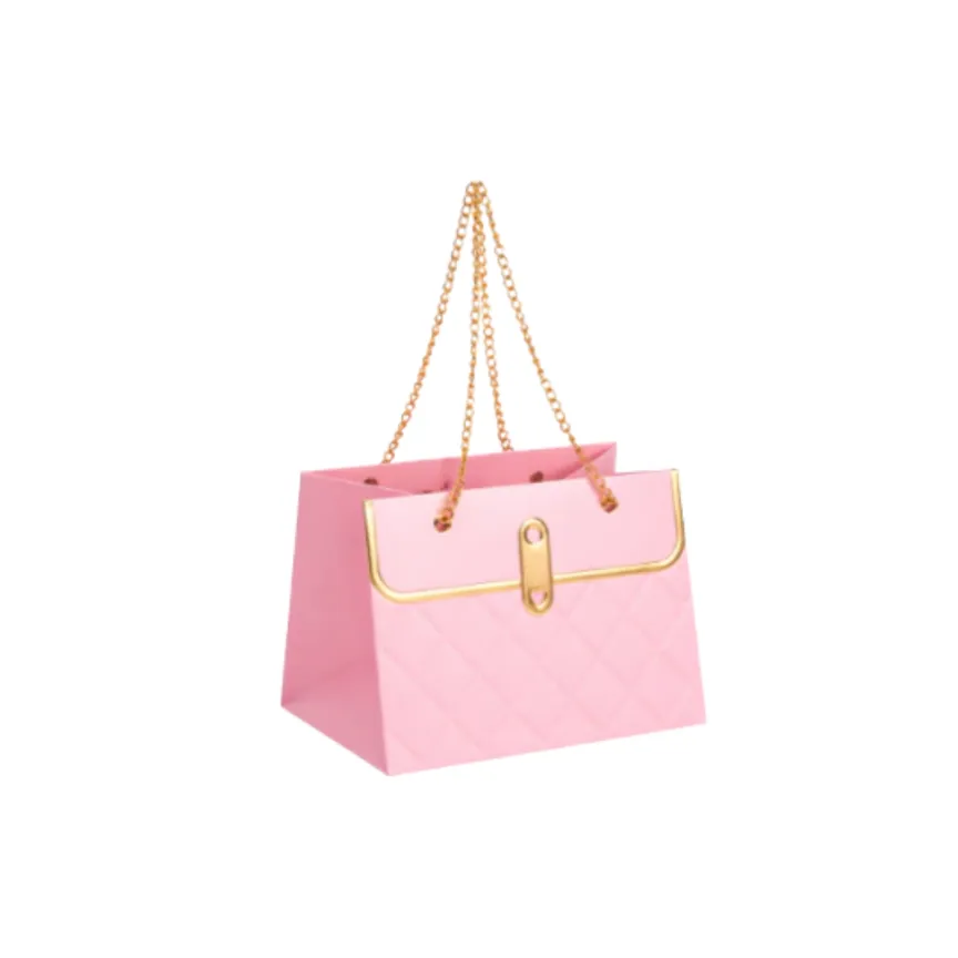 BOLSA CADENA 17X11.5X20 ROSA REXON