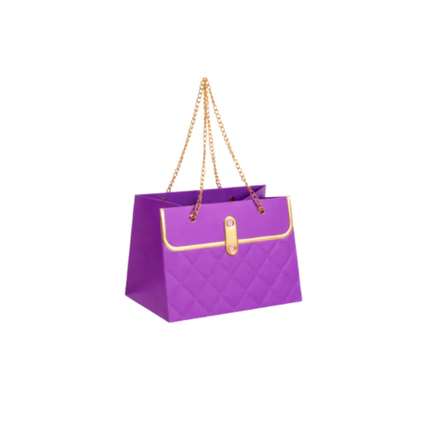 BOLSA CADENA 17X11.5X20 LILA REXON