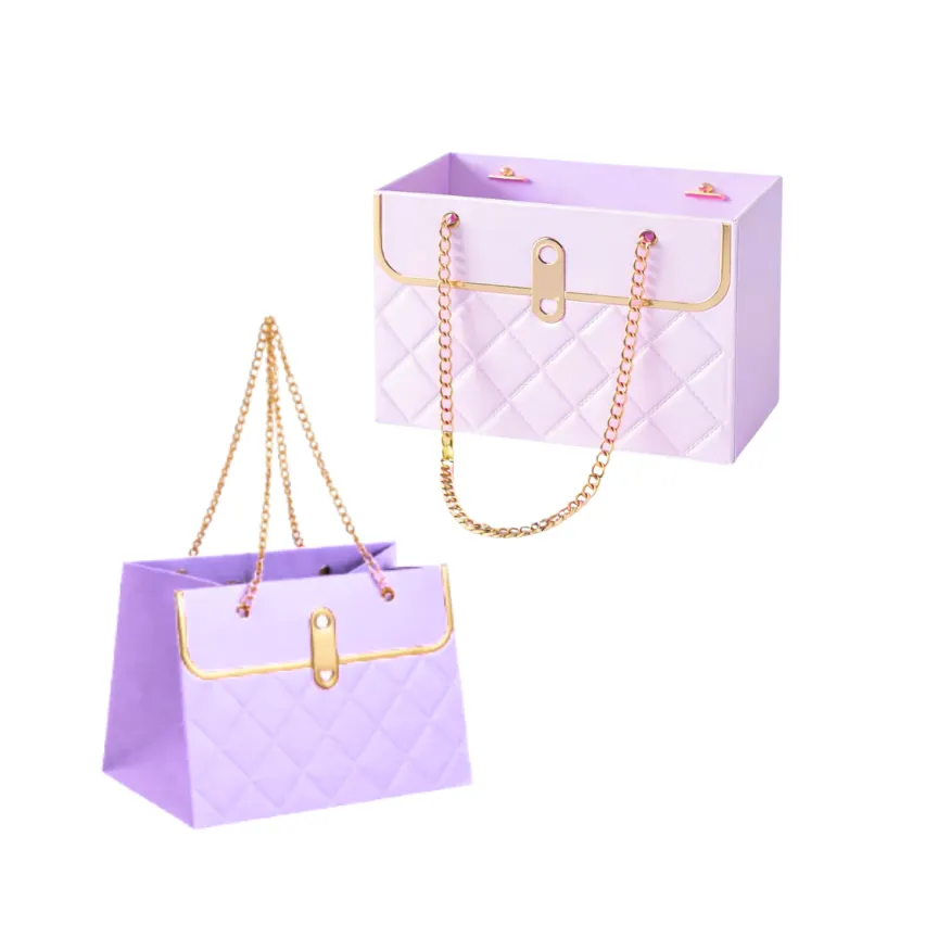 BOLSA CADENA 15X10X10 LILA REXON