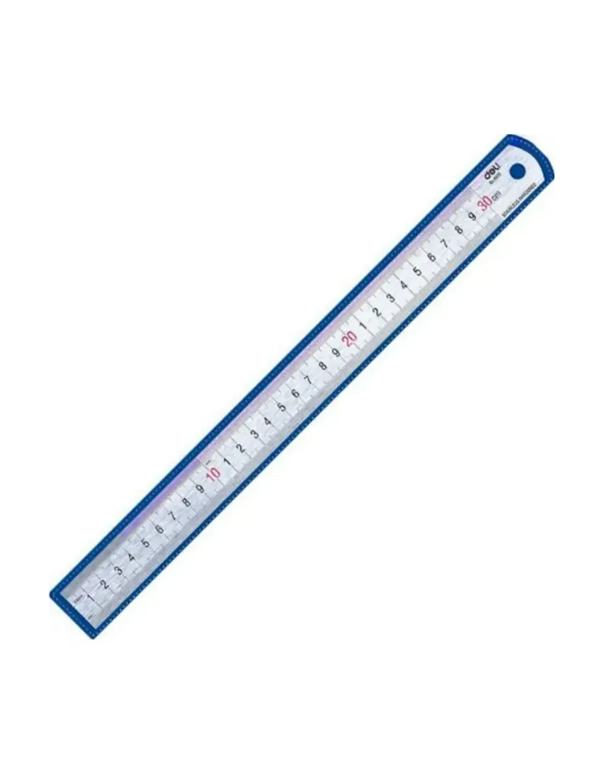 REGLA METALICA 30 CM DELI