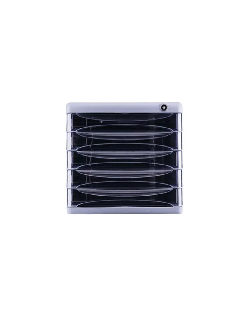 GABINETE QUALI 5 CAJONES NEGRO