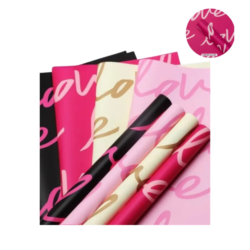 PAPEL COREANO LOVE X 10 FUCSIA