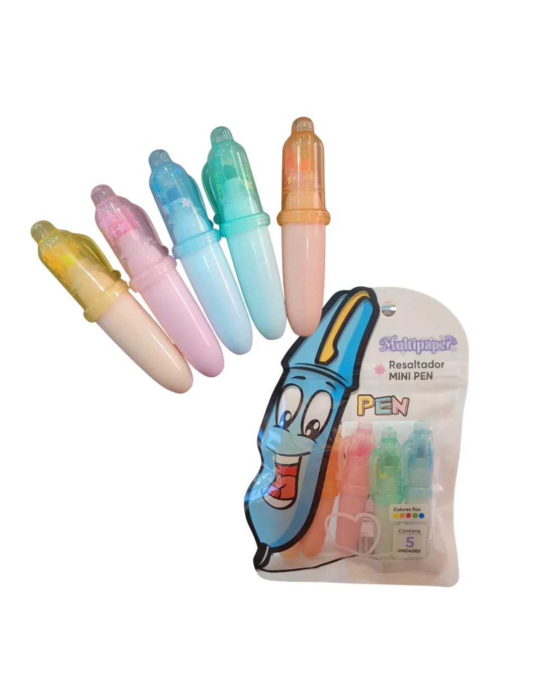 RESALTADOR MINI PEN FLUO X5