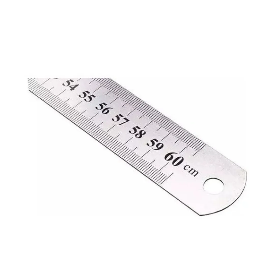 REGLA DE ACERO GRADUADA PARA CORTE 60 CM