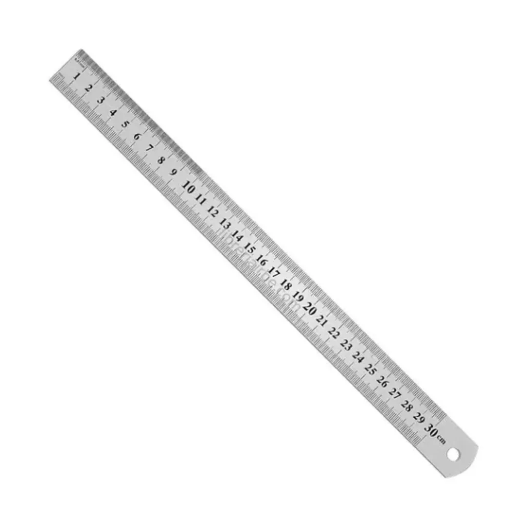 REGLA DE ACERO GRADUADA PARA CORTE 30CM
