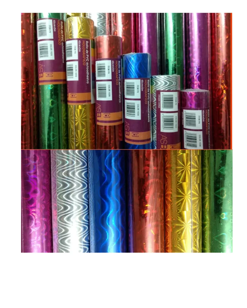 AUTOADHESIVO EN ROLLO ASB HOLO/GLITTER X 5 MTRS