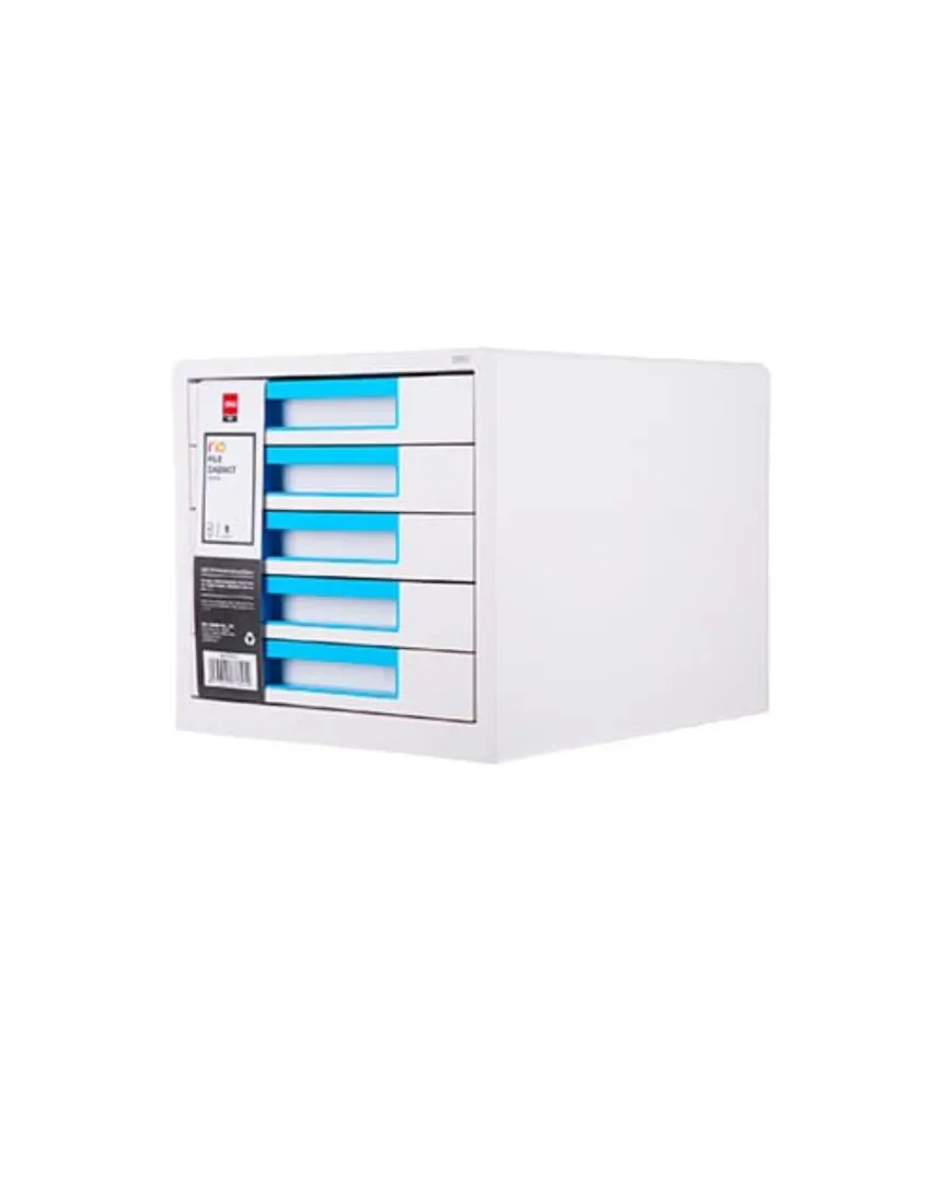 GABINETE RIO 5 CAJONES AZUL 277X344X259