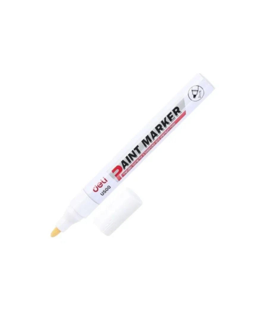 MARCADOR DELI BLANCO ESMALTE SINT. 2MM CUERPO MET.