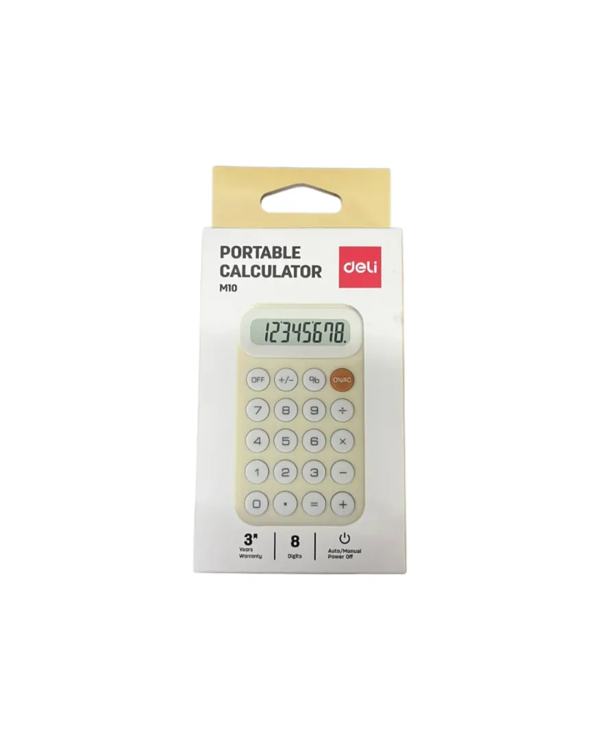 Calculadora  8 digitos BEIGE 110x64x13,6