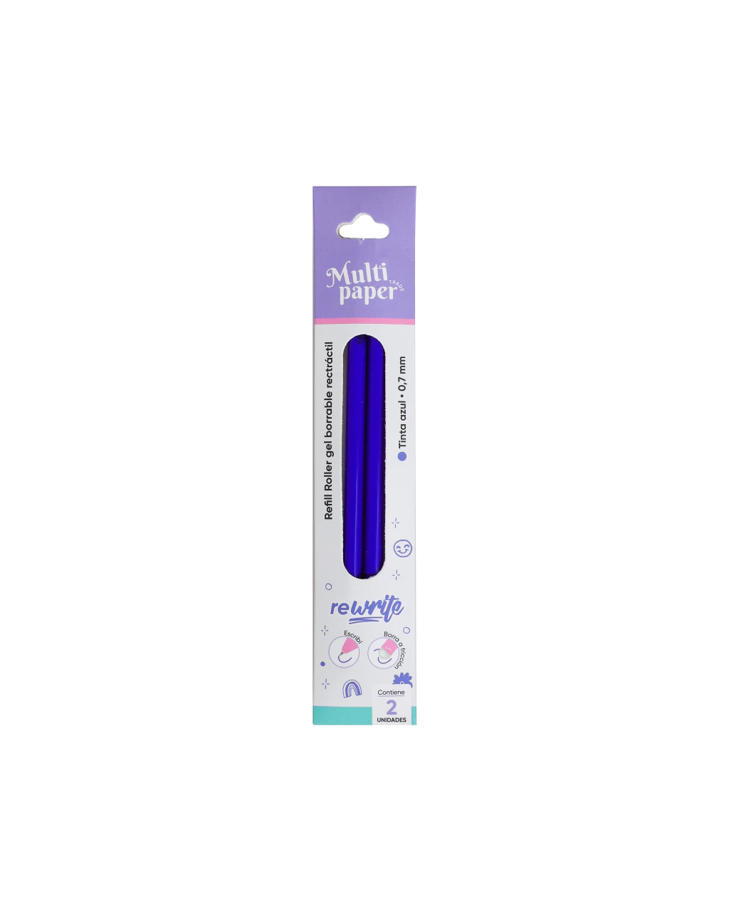 REPUESTO PARA ROLLER GEL BORRABLE RETRACTIL