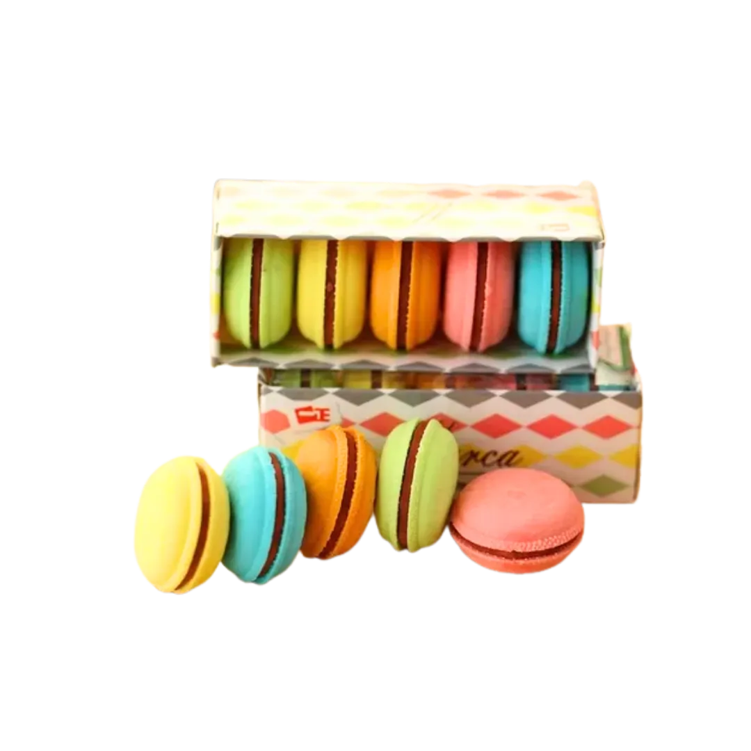 GOMA DE BORRAR MACARON X 5