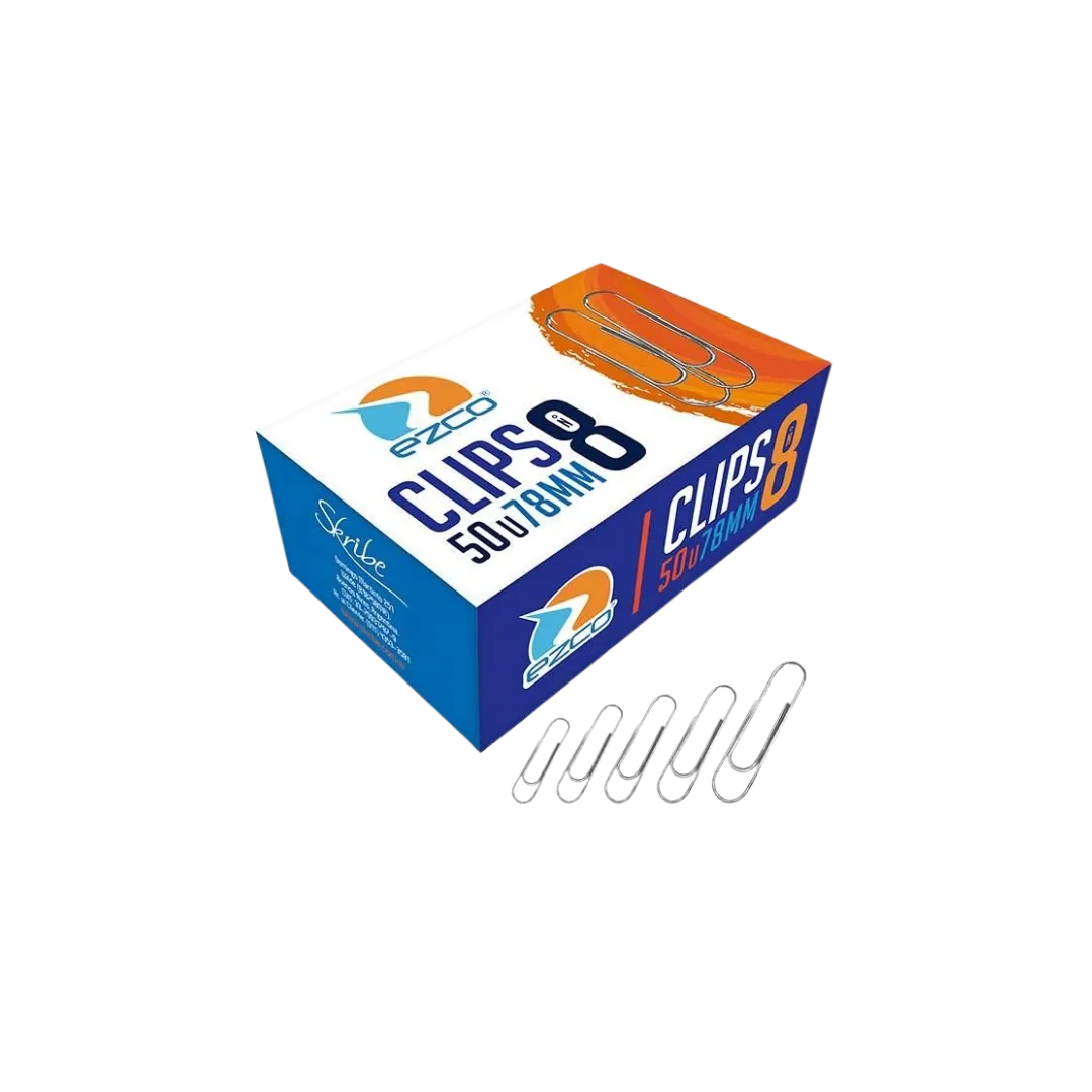 CLIP METALICO EZCO N8 (78MM) CJ X50