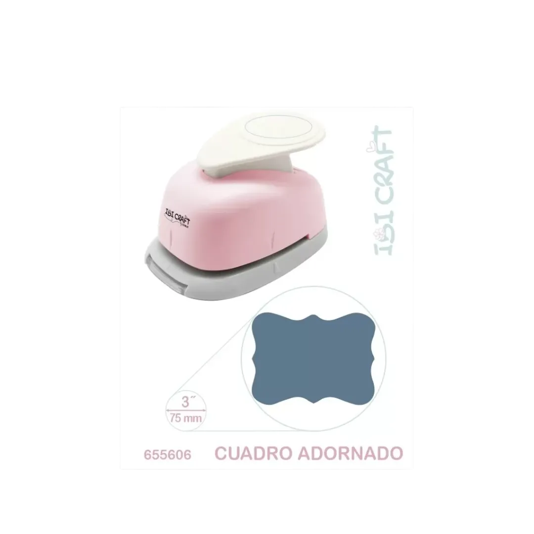 PERFORADORA ARTISTICA 75mm CUADRO ADORNADO 655606