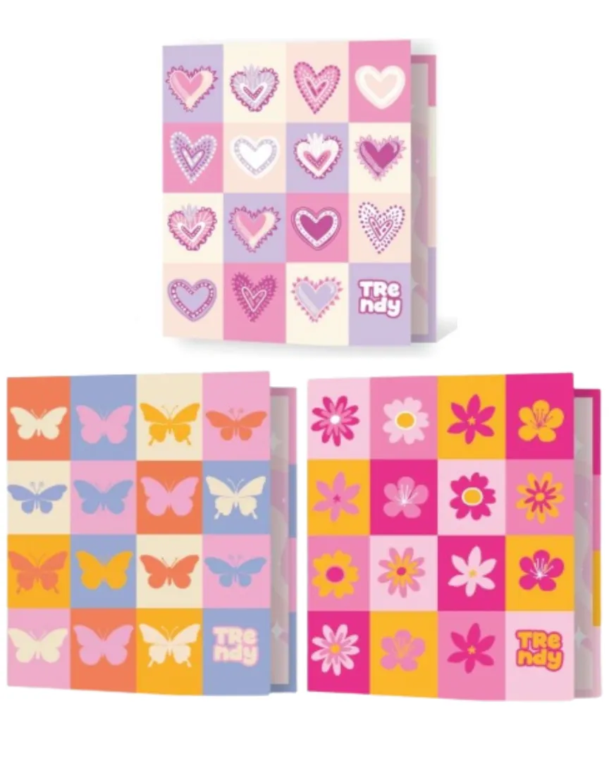 CARPETA ESCOLAR 3X40 REXON HOLO REFLEX TRENDY